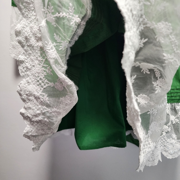 Well Dressed Wolf Green Lace Dress size 6 - Picture 7 of 8